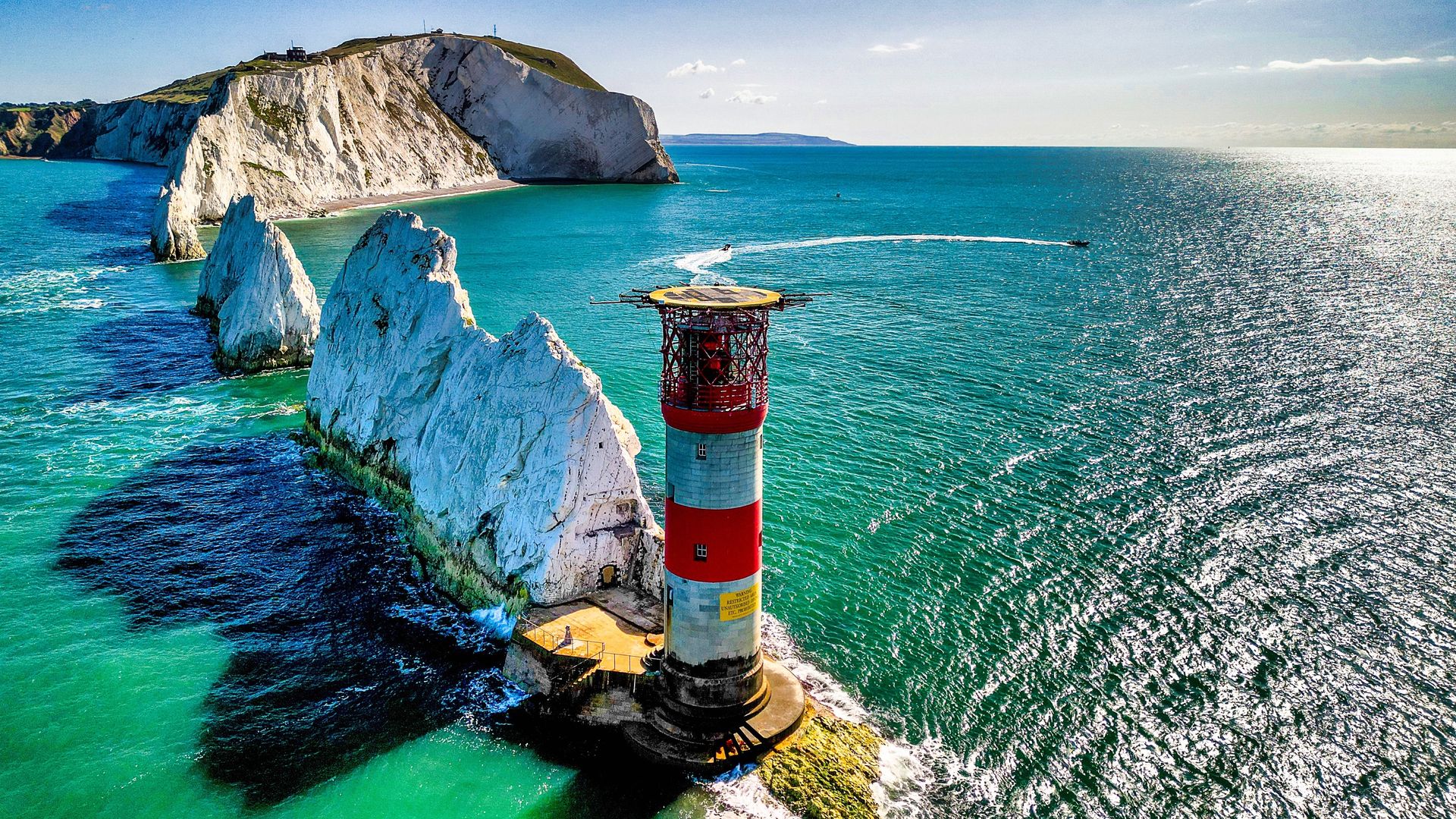 The Needles, isla de Wight, Inglaterra, Reino Unido
