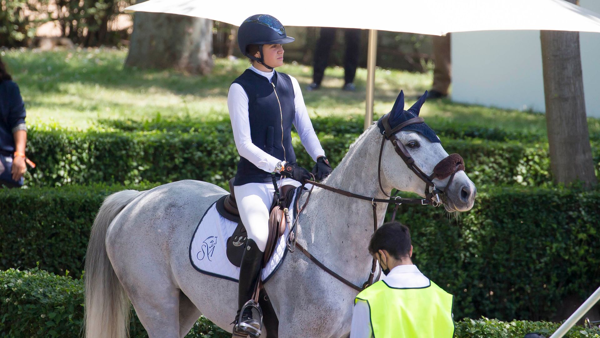 Sira Martínez, durante el Longines Global Champions Tour en el Club de Campo Villa de Madrid, en una imagen de archivo