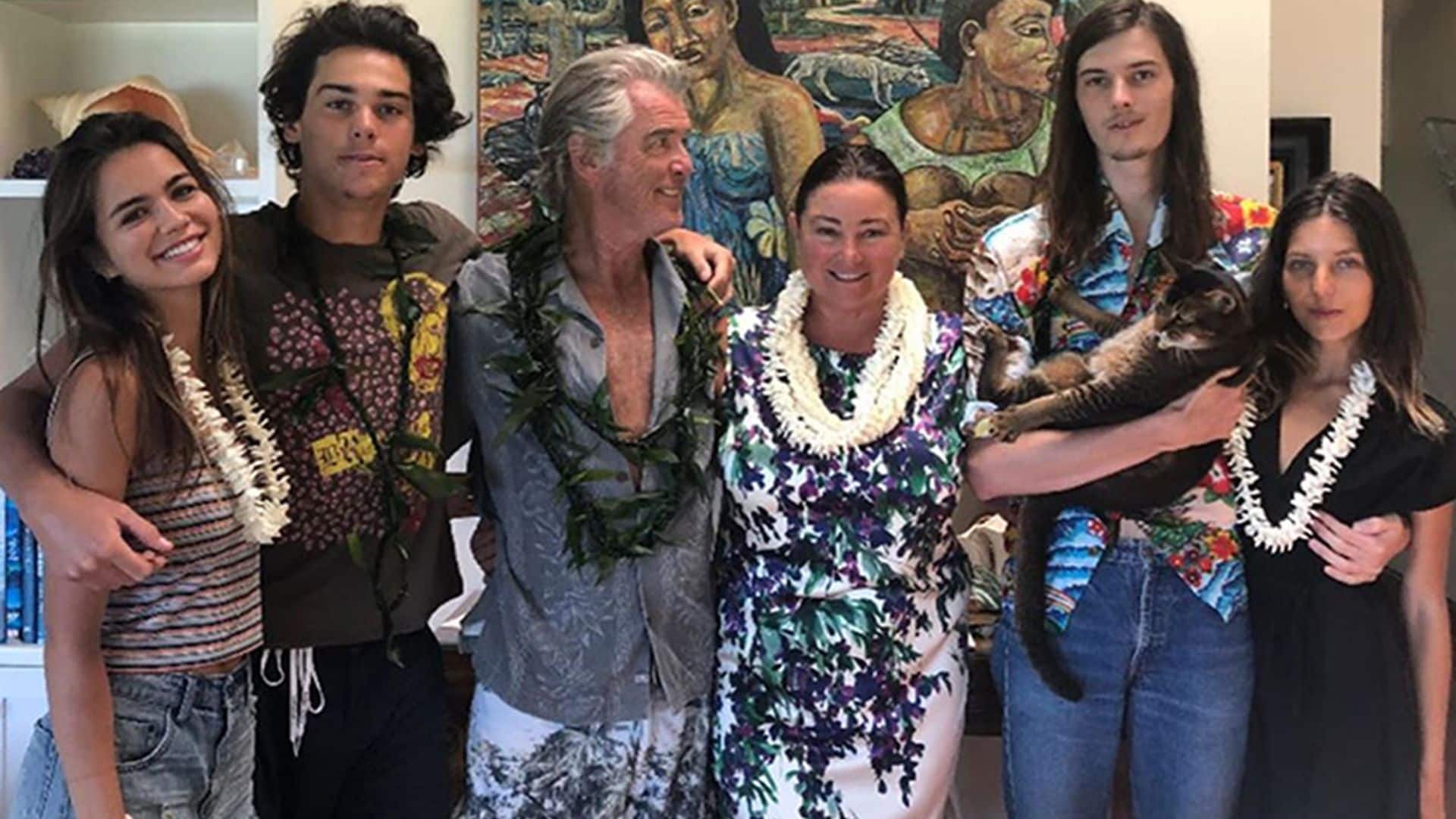 ¿Quién es quién en la gran familia de Pierce Brosnan?