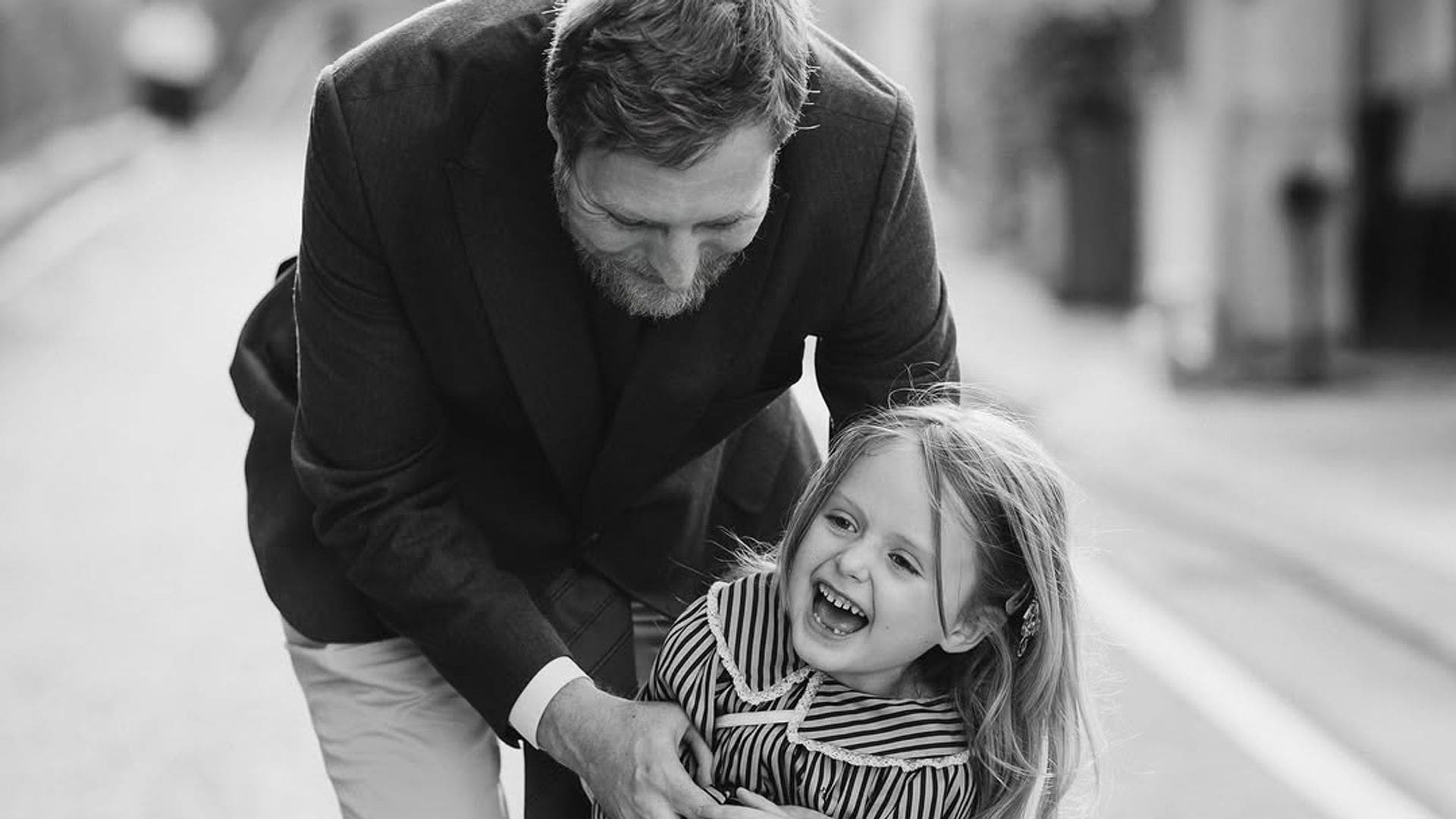 Leka de Albania con su hija la princesa Geraldine