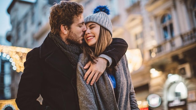 pareja feliz