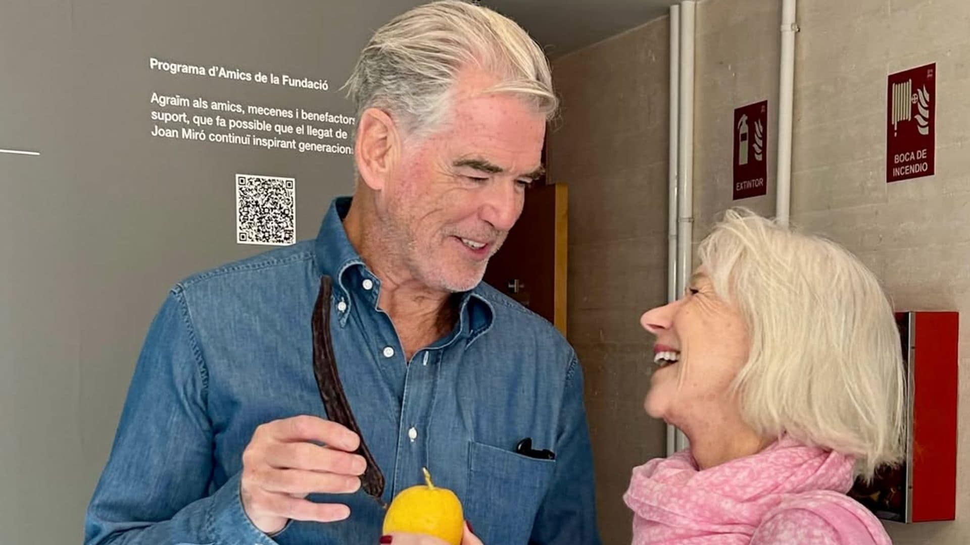 Pierce Brosnan y Helen Mirren en Mallorca