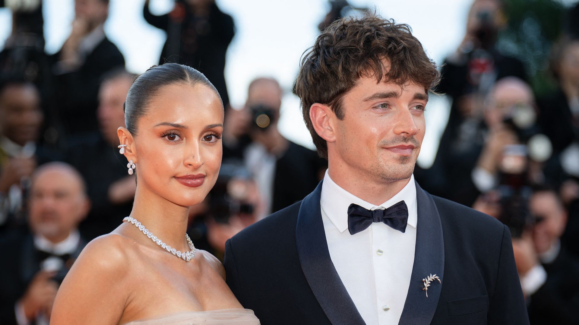 Alexandra Leclerc and Charles Leclerc