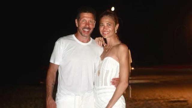 Las idílicas vacaciones del Cholo Simeone y Carla Pereyra en Cerdeña
