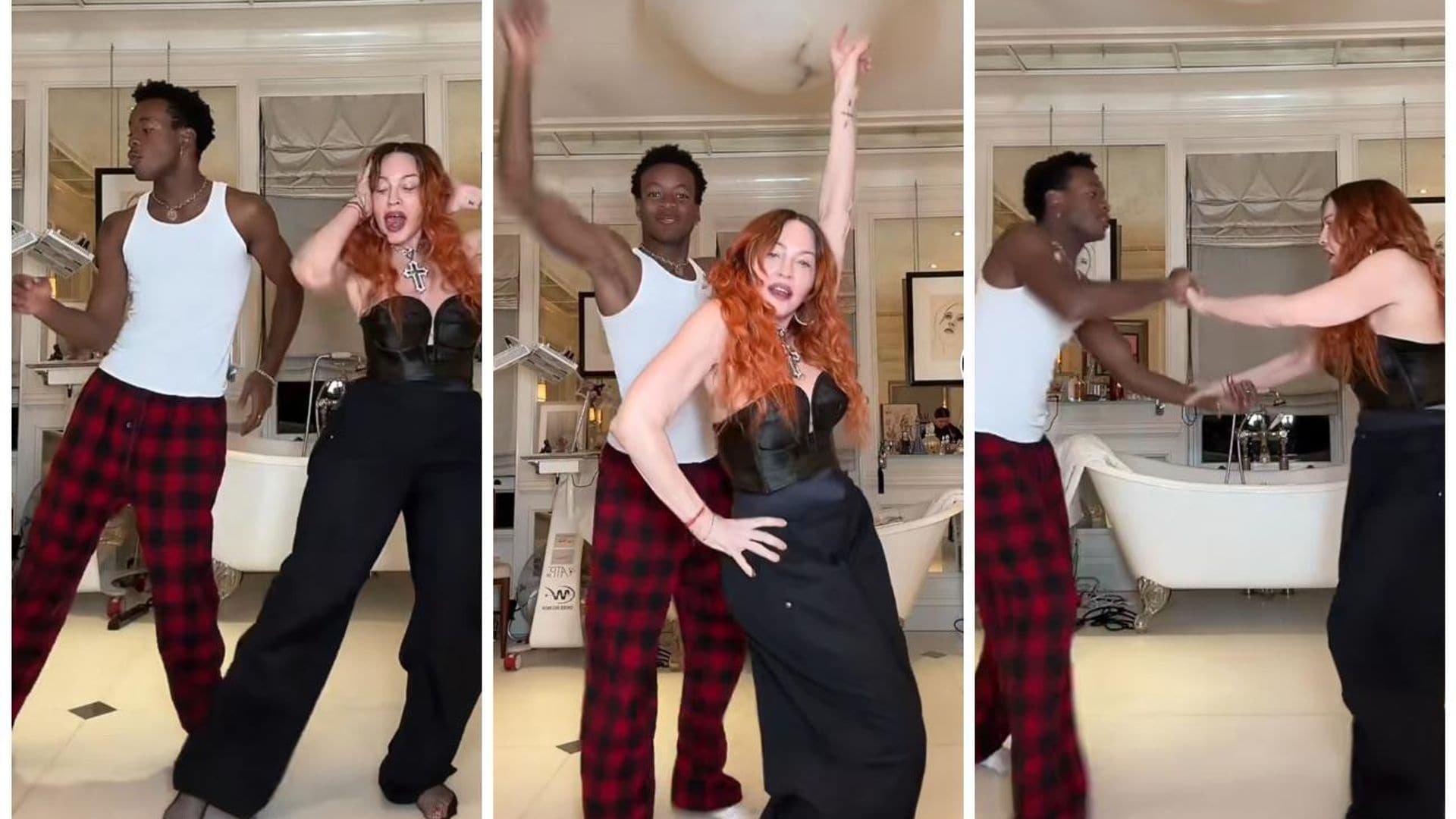 ¡Tienes que verlo! Madonna y su hijo David bailando al ritmo de ‘La Rebelión’ de Joe Arroyo