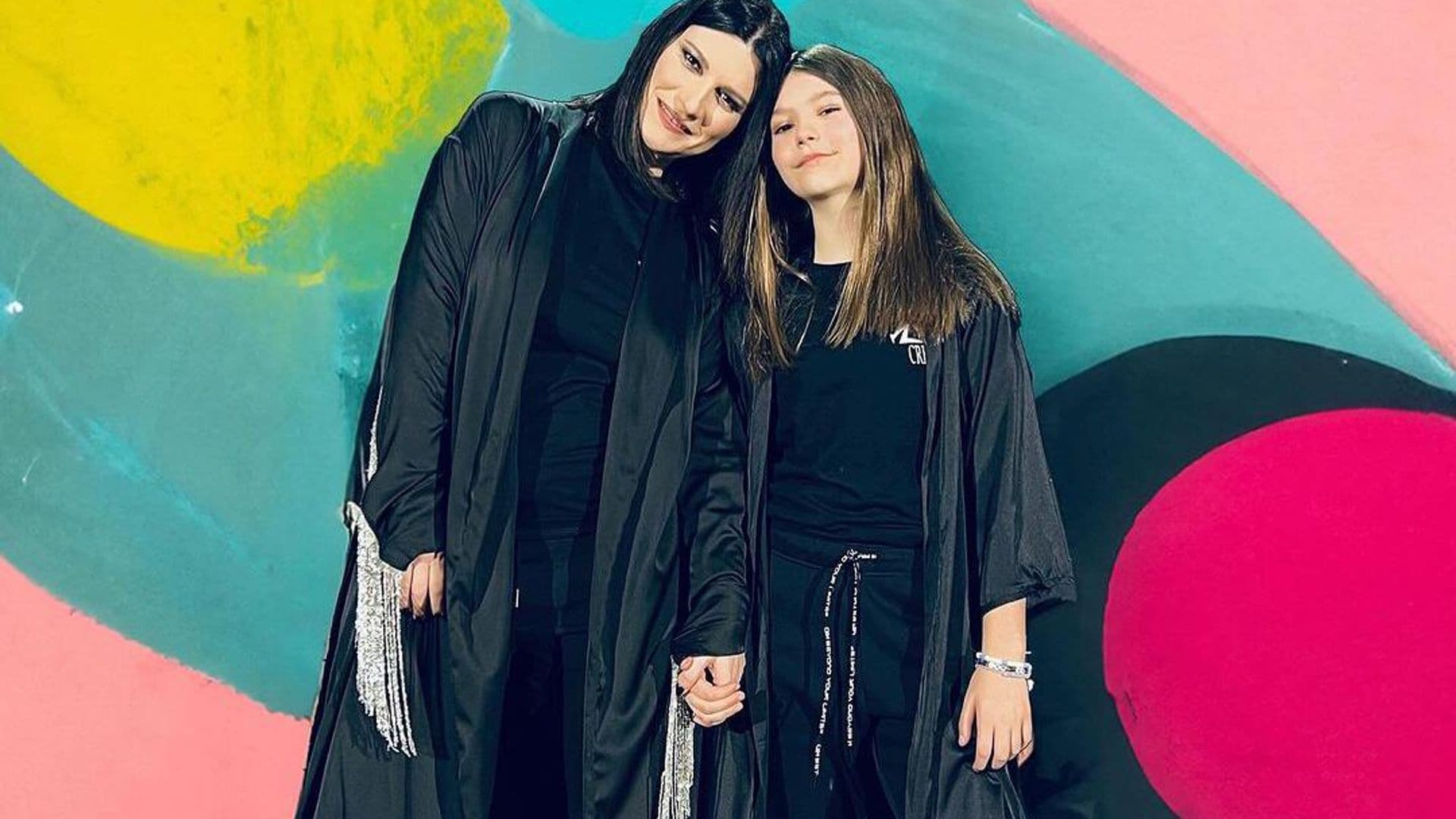 Paola, hija de Laura Pausini, cumple 11 años y se ha convertido en su ‘mini me’