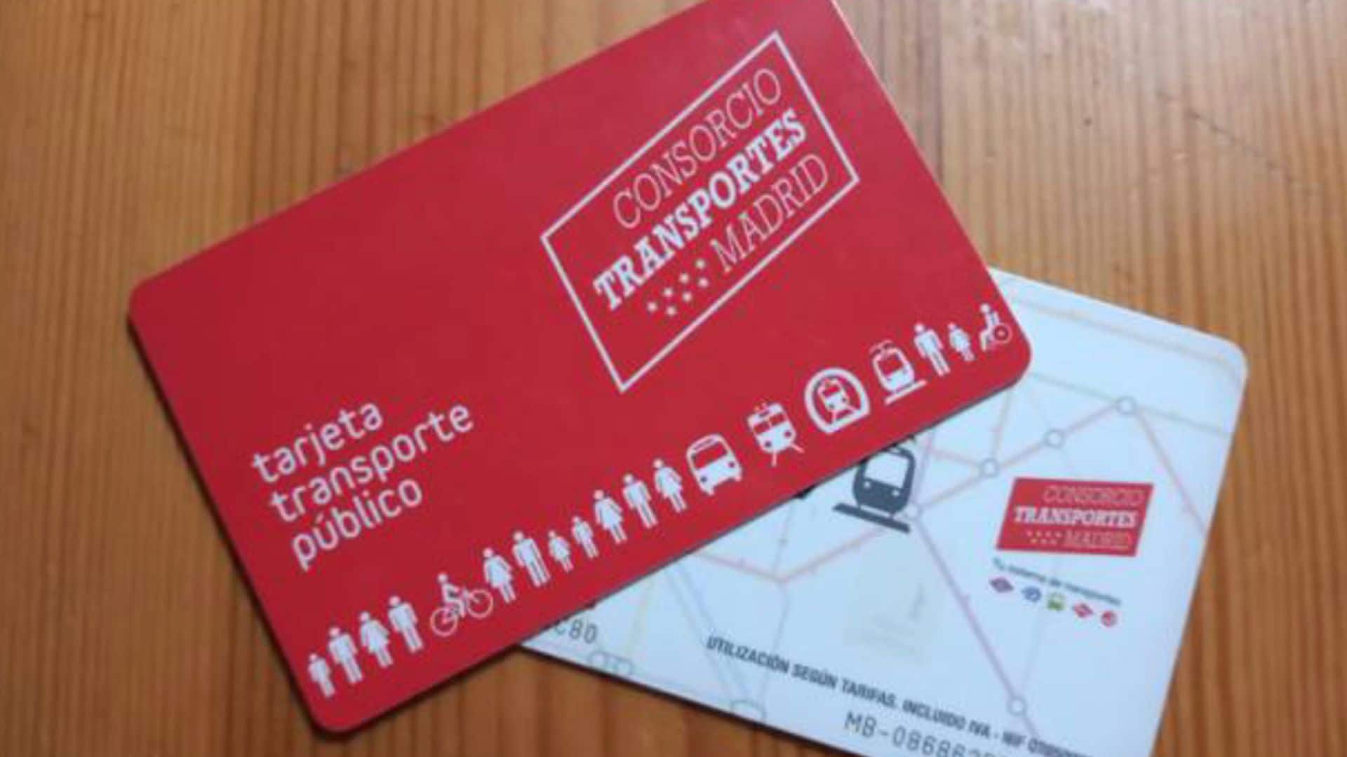 Tarjeta Abono Transporte de Madrid