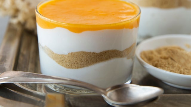 Postre portugués Natas do Céu