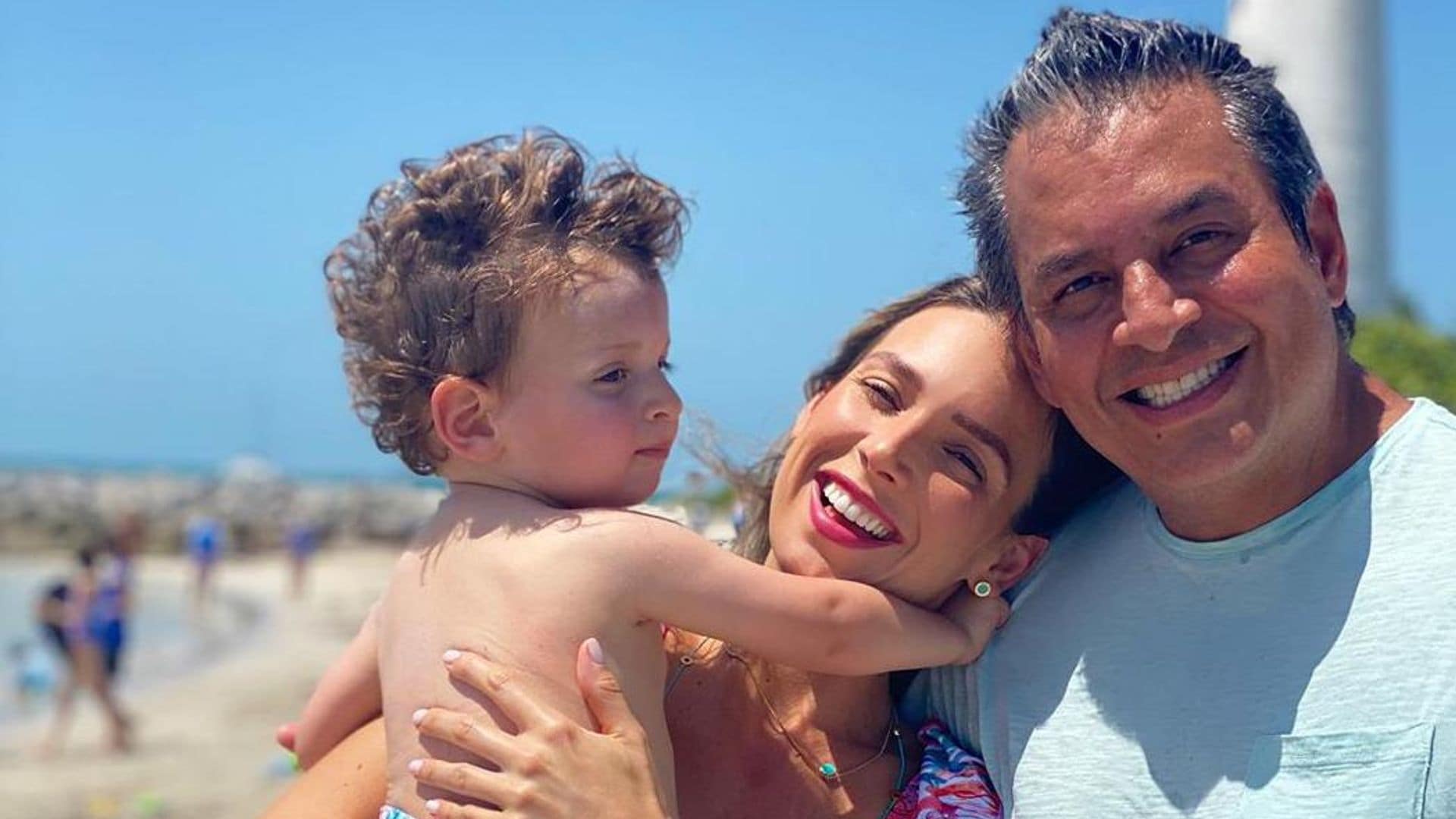 Daniel Sarcos y Alessandra Villegas celebran el cumpleaños de su hijo