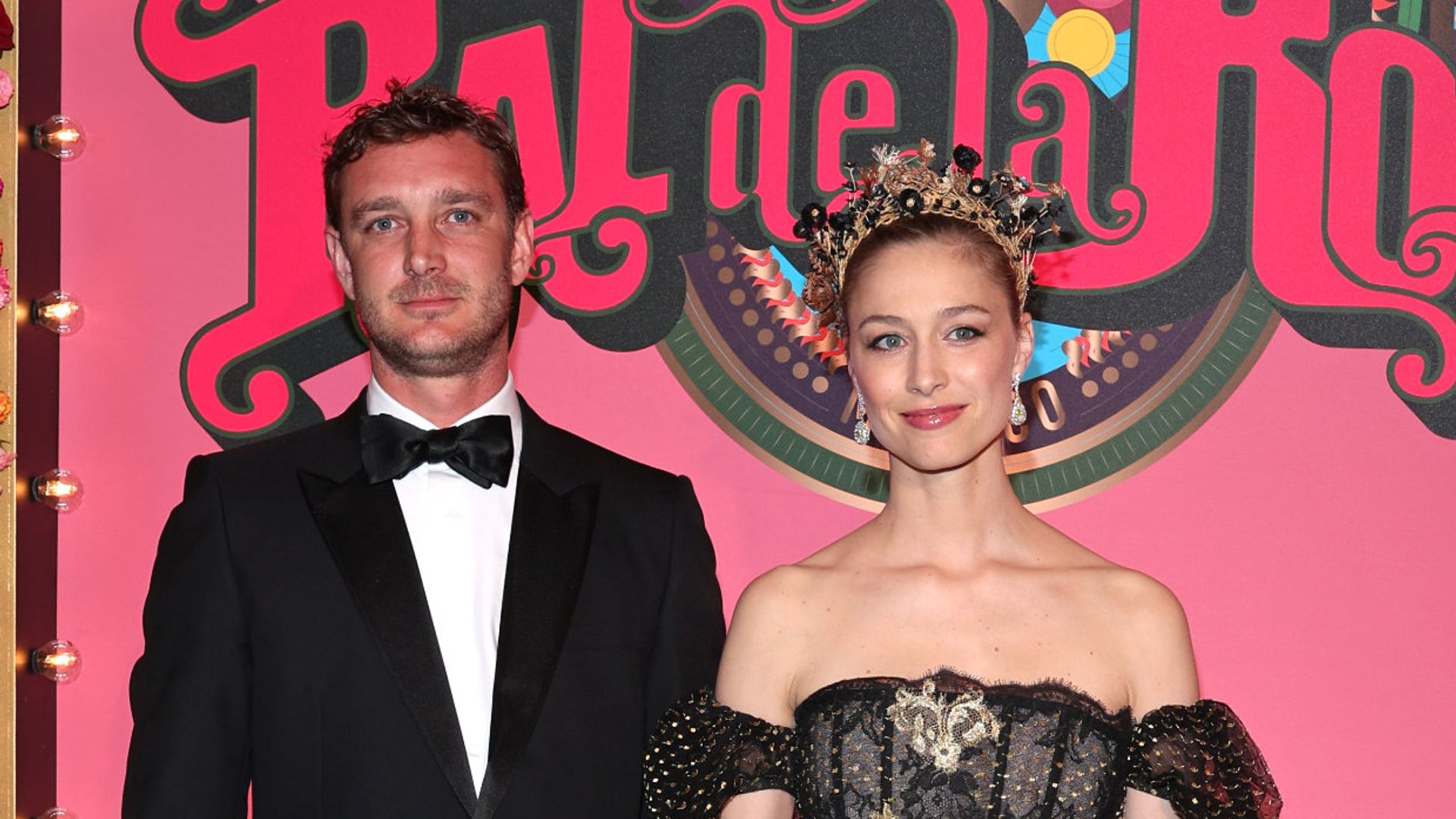 Las mil y una noches de Beatrice Borromeo con vestido principesco en el Baile de la Rosa