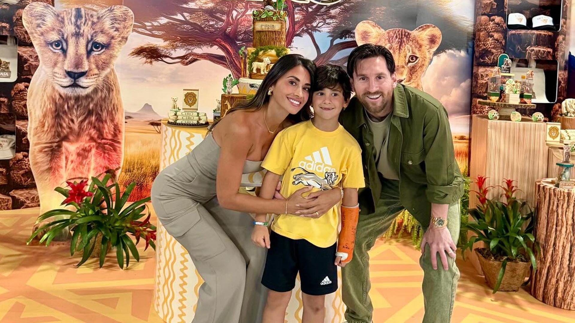 Lionel Messi y Antonela Roccuzzo celebran el cumpleaños de su hijo Ciro