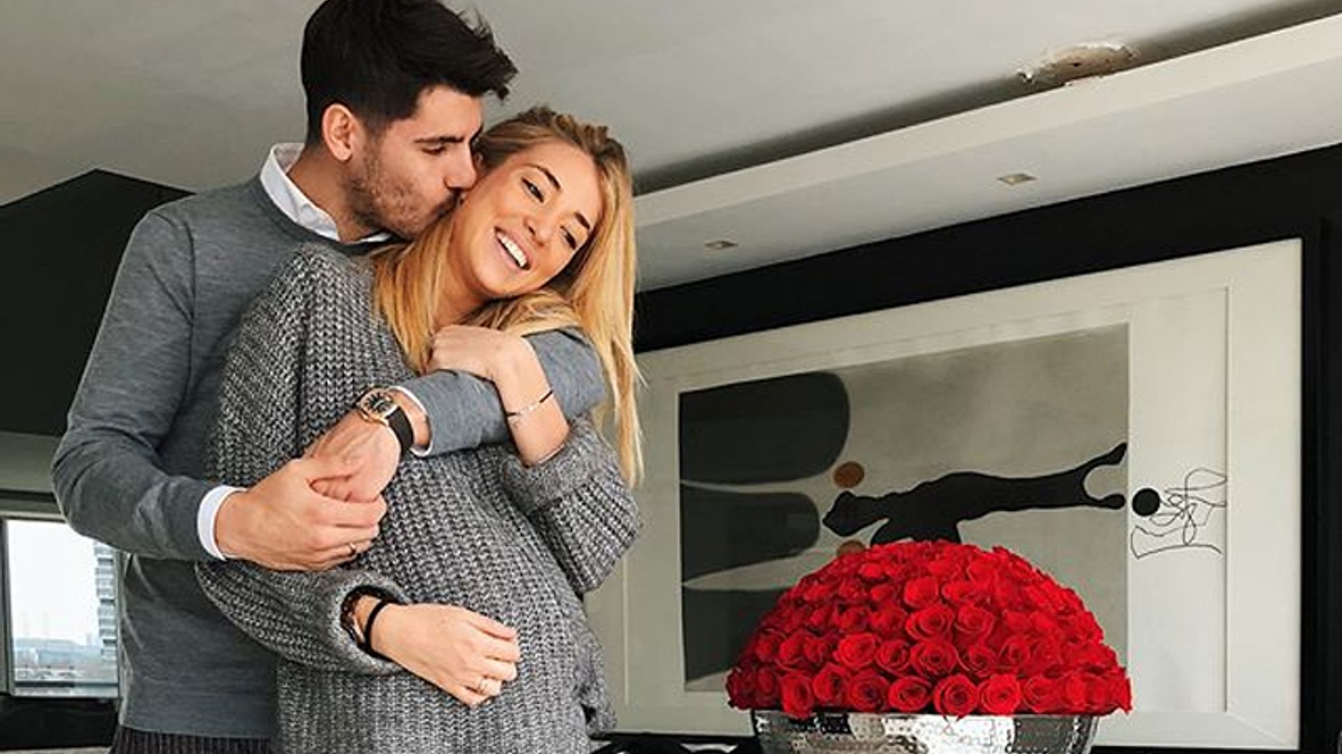 El regalo 'más brillante' de Álvaro Morata a Alice Campello