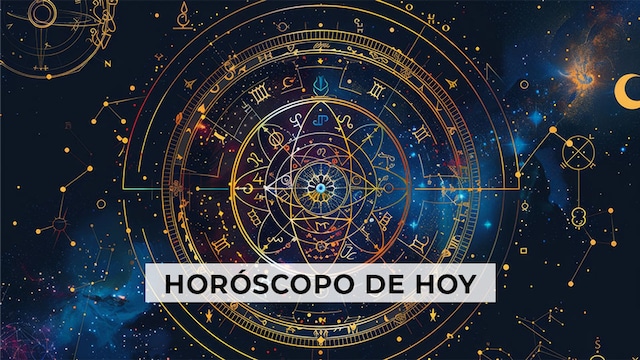 Rueda del horóscopo con los símbolos de los signos del zodiaco