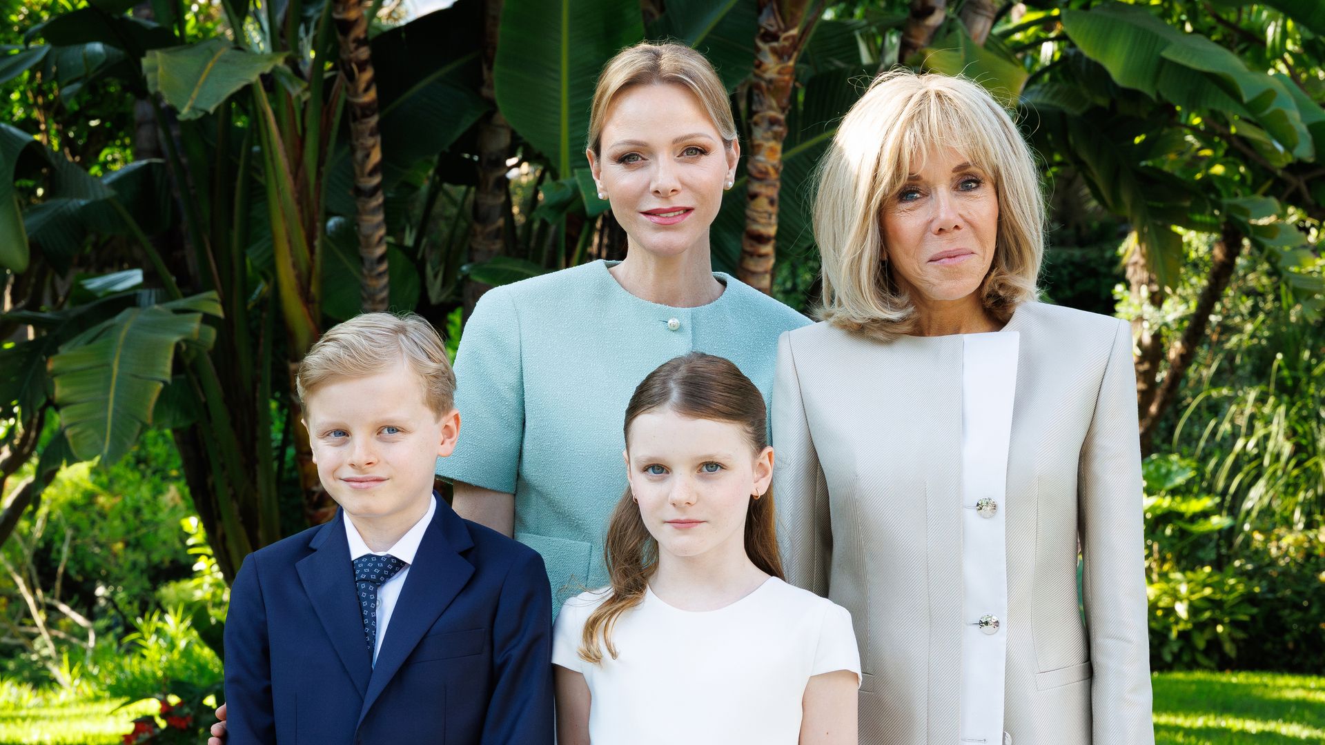 Jacques y Gabriella de Mónaco, inesperados protagonistas en la histórica visita de los Macron al Principado