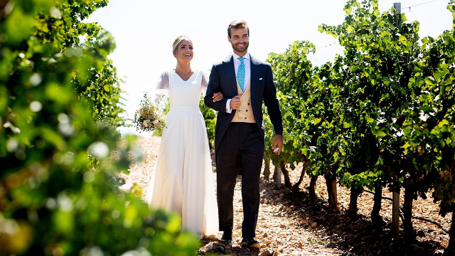 María, la novia malagueña que se hizo viral gracias a su look sencillo y su sonrisa