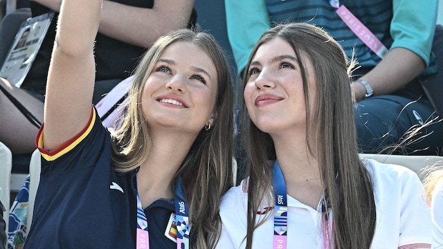 Princesa Leonor e Infanta Sofía. Juegos Olímpicos