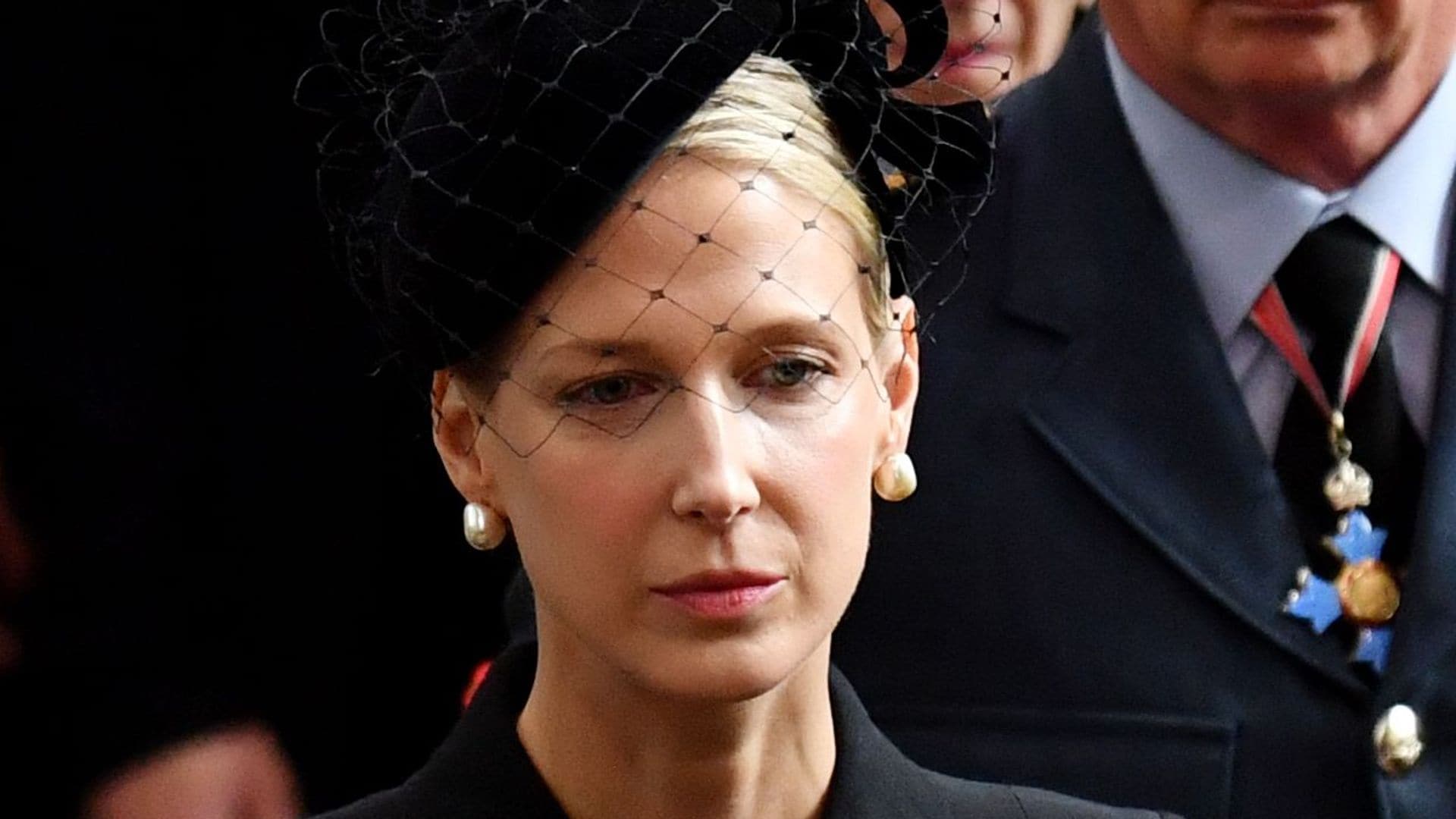 Lady Gabriella Windsor regresa a la vida real un año después de la repentina muerte de su marido 