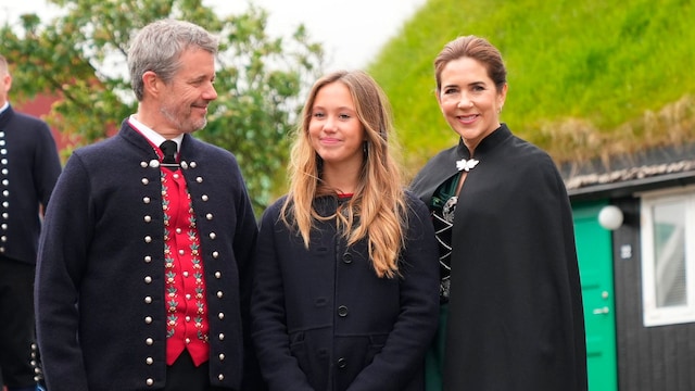 Federico de Dinamarca, Mary de Dinamarca y Josephine de Dinamarca en las islas Feroe