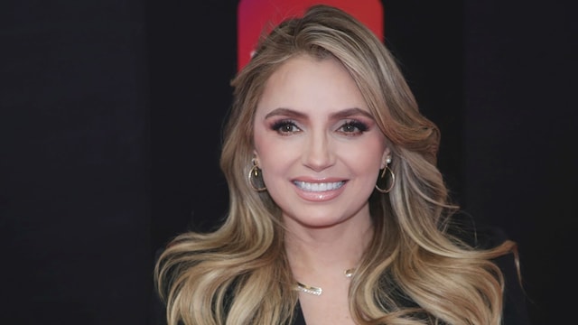 Angélica Rivera durante la presentación de 'Con esa mirada'