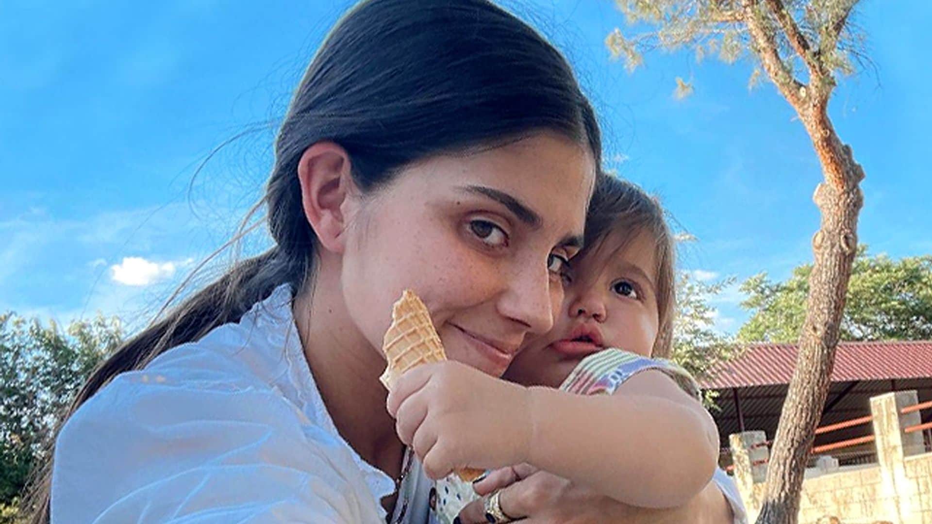 ¡Qué tierno! María García de Jaime muestra los primeros pasos de su pequeña Catalina
