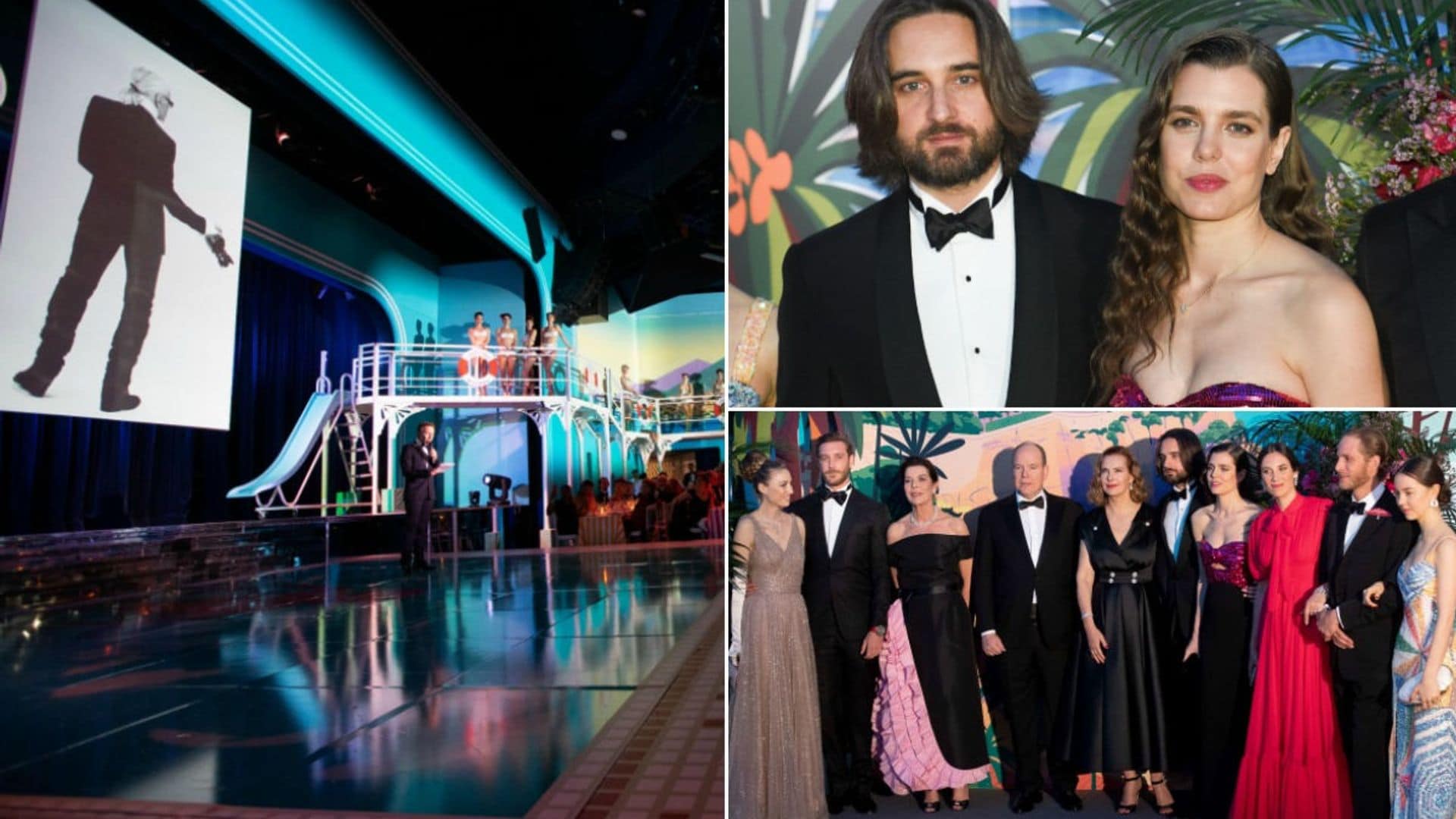 El Baile de la Rosa reunió a la realeza de Mónaco en una noche dedicada a Karl Lagerfeld