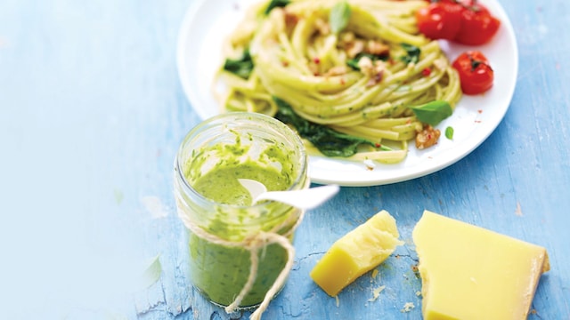 pesto gruyere