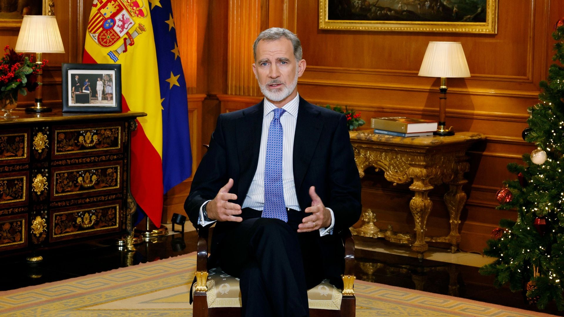 El discurso navideño de Felipe VI en 2023