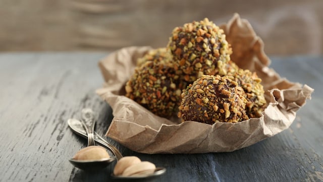 bombones pistachos