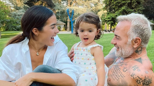 gianluca vacchi sharon fonseca y su hija blu jerusalema