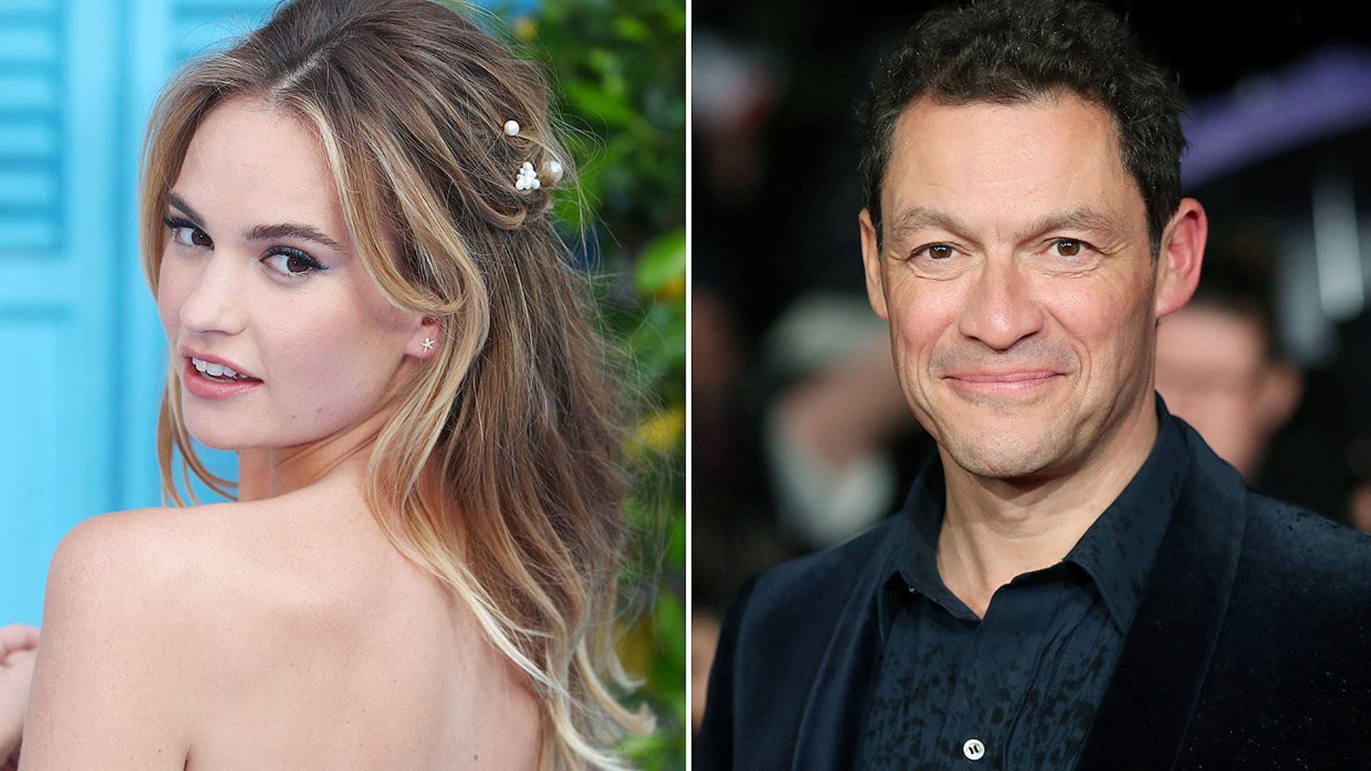 En Hollywood no se habla de otra cosa: Lily James, pillada con el actor Dominic West... que está casado