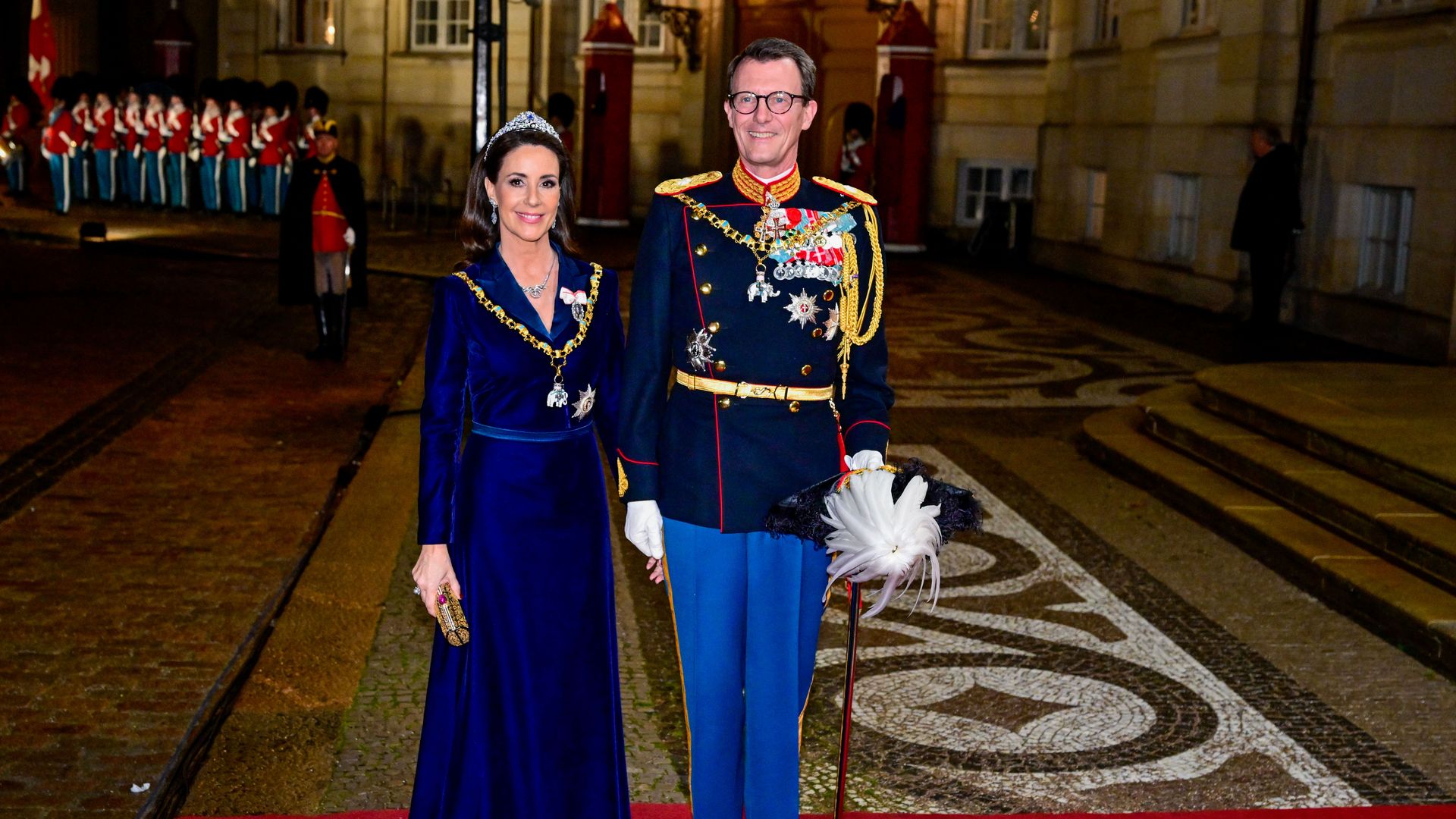 Los príncipes Joaquín y Marie 