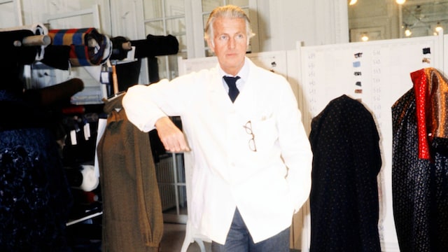 El diseñador Hubert de Givenchy 