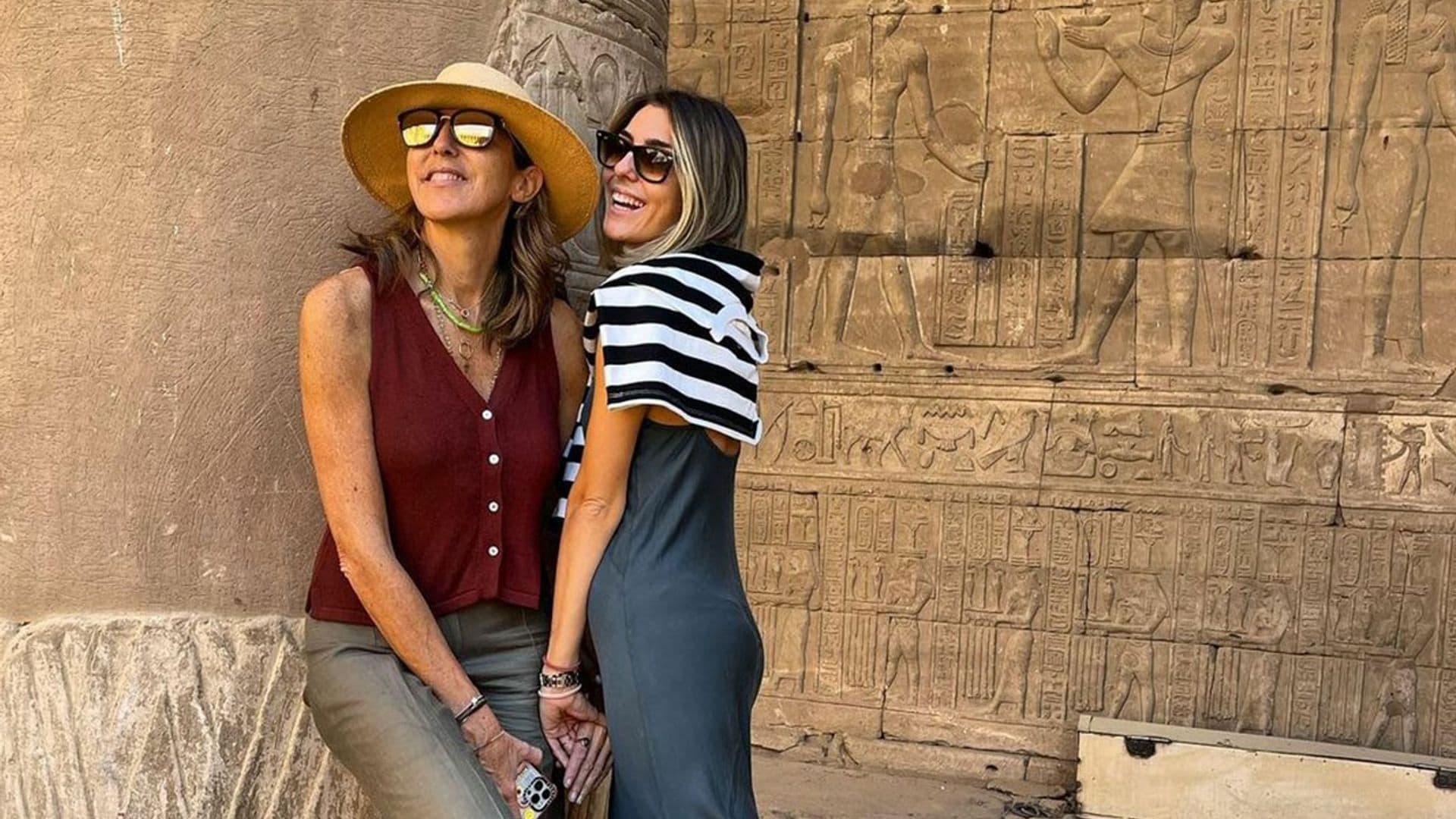 Las imágenes más impresionantes de Paz Padilla y su hija Anna Ferrer en su viaje a Egipto