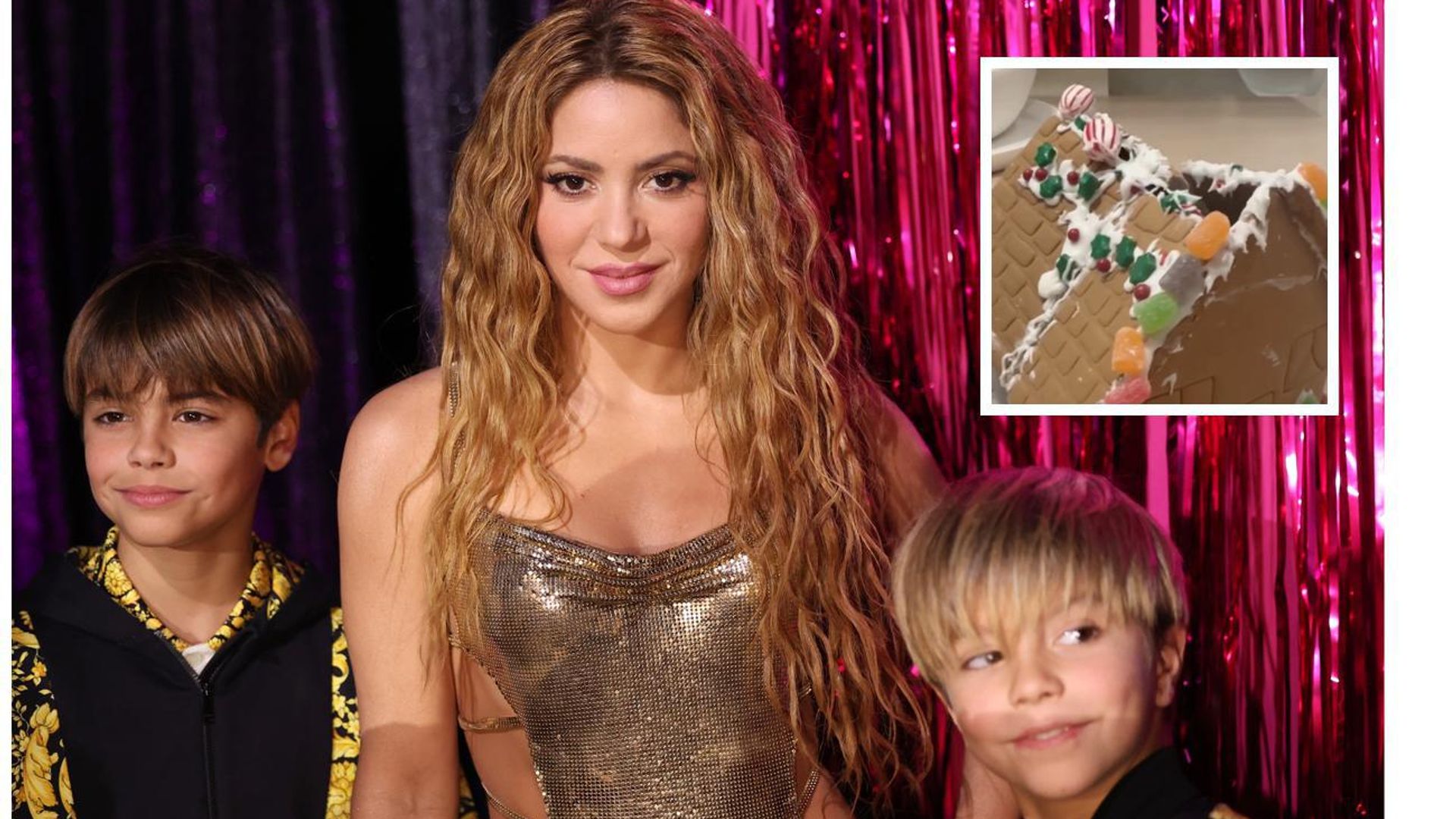 Entre risas, Shakira se mofa de su creación: ‘la peor casa de jengibre’