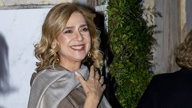 Infanta Cristina en la boda de Nicolas de Grecia