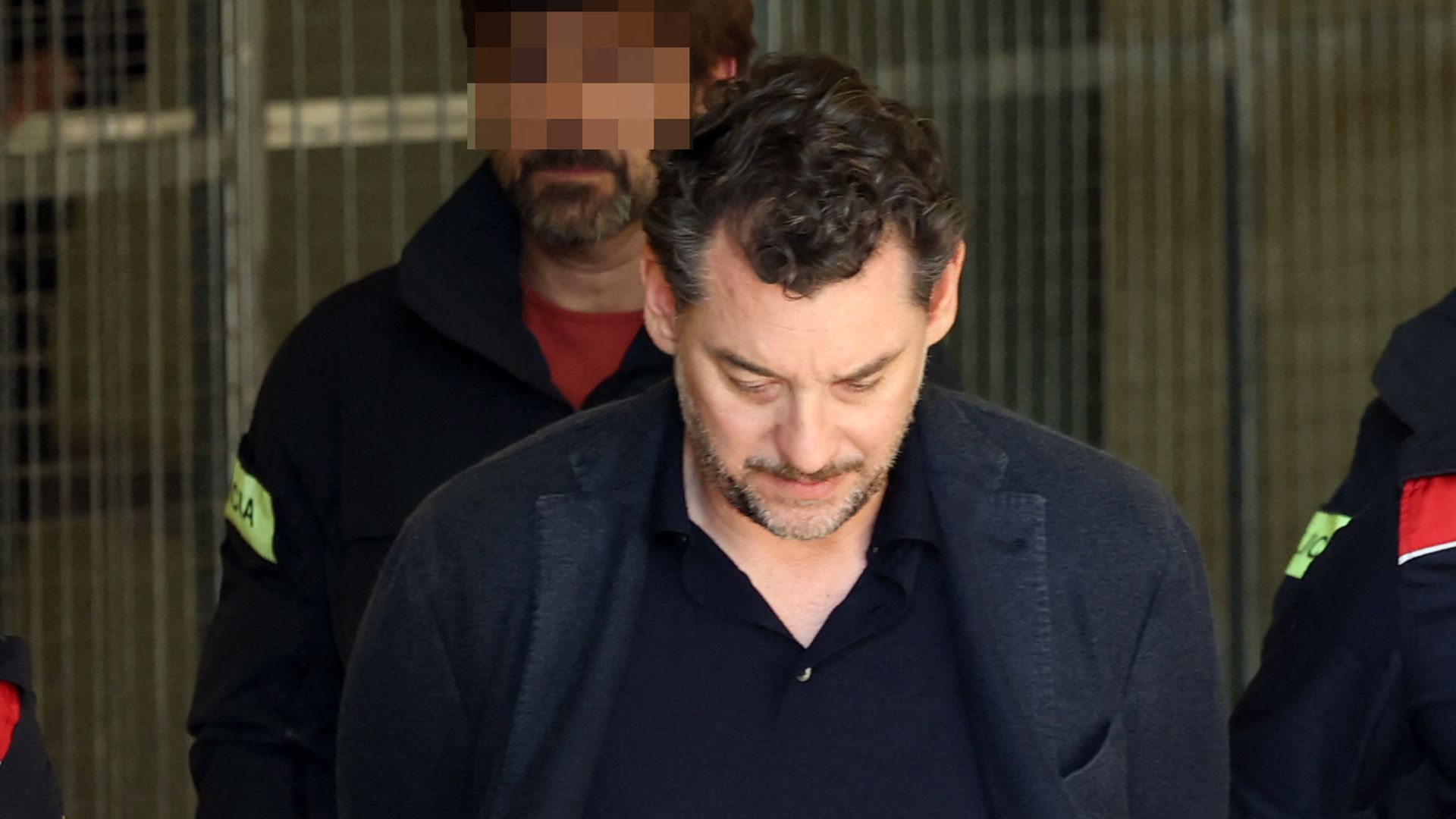 Jonathan Andic, con los Mossos d'Esquadra