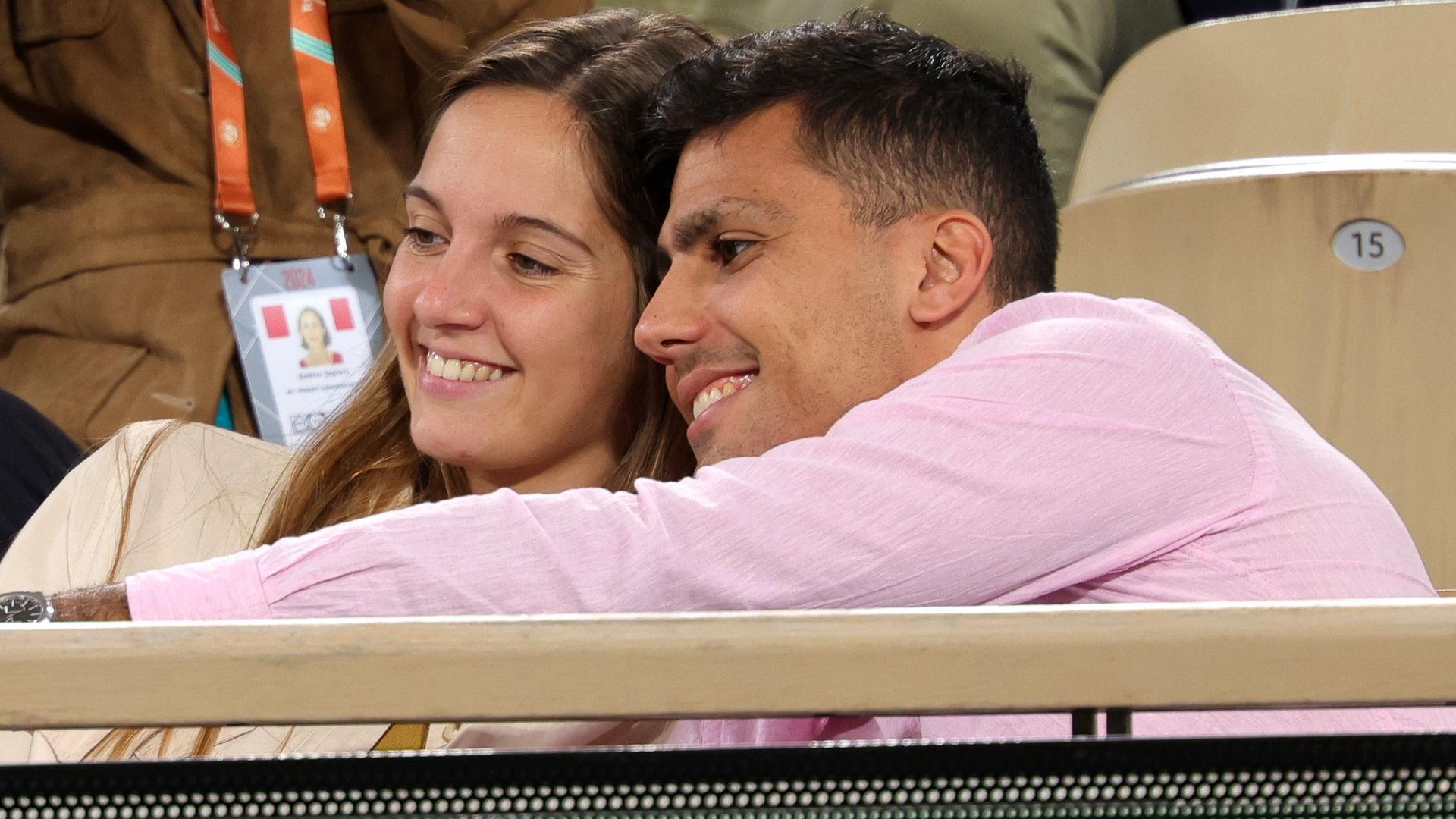 Rodri Hernández y su novia, Laura Iglesias