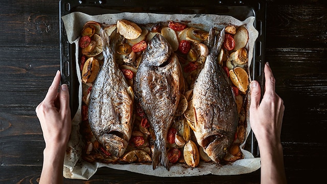 pescado horno