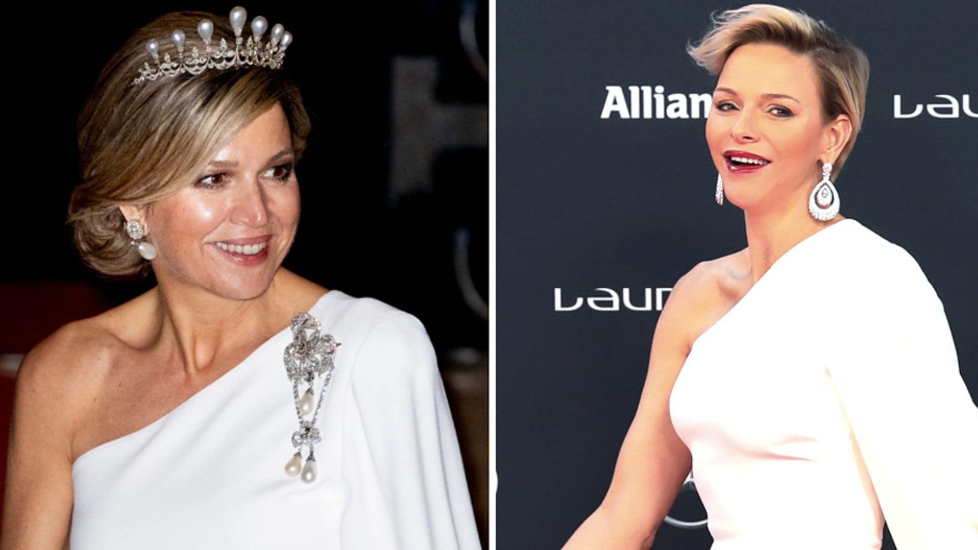 Máxima de Holanda y Charlene de Mónaco protagonizan un duelo de estilo, con un año de diferencia