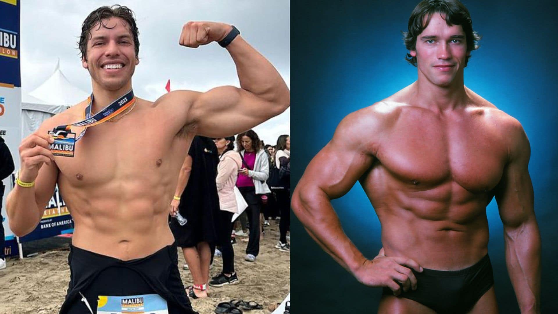 Joseph Baena impresiona con sus músculos, ¡idéntico a su padre, Arnold Schwarzenegger!