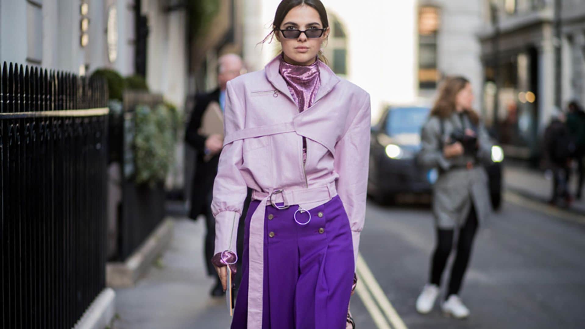 10 ideas y un solo color, así llevarás el 'ultraviolet' según las que más saben de moda