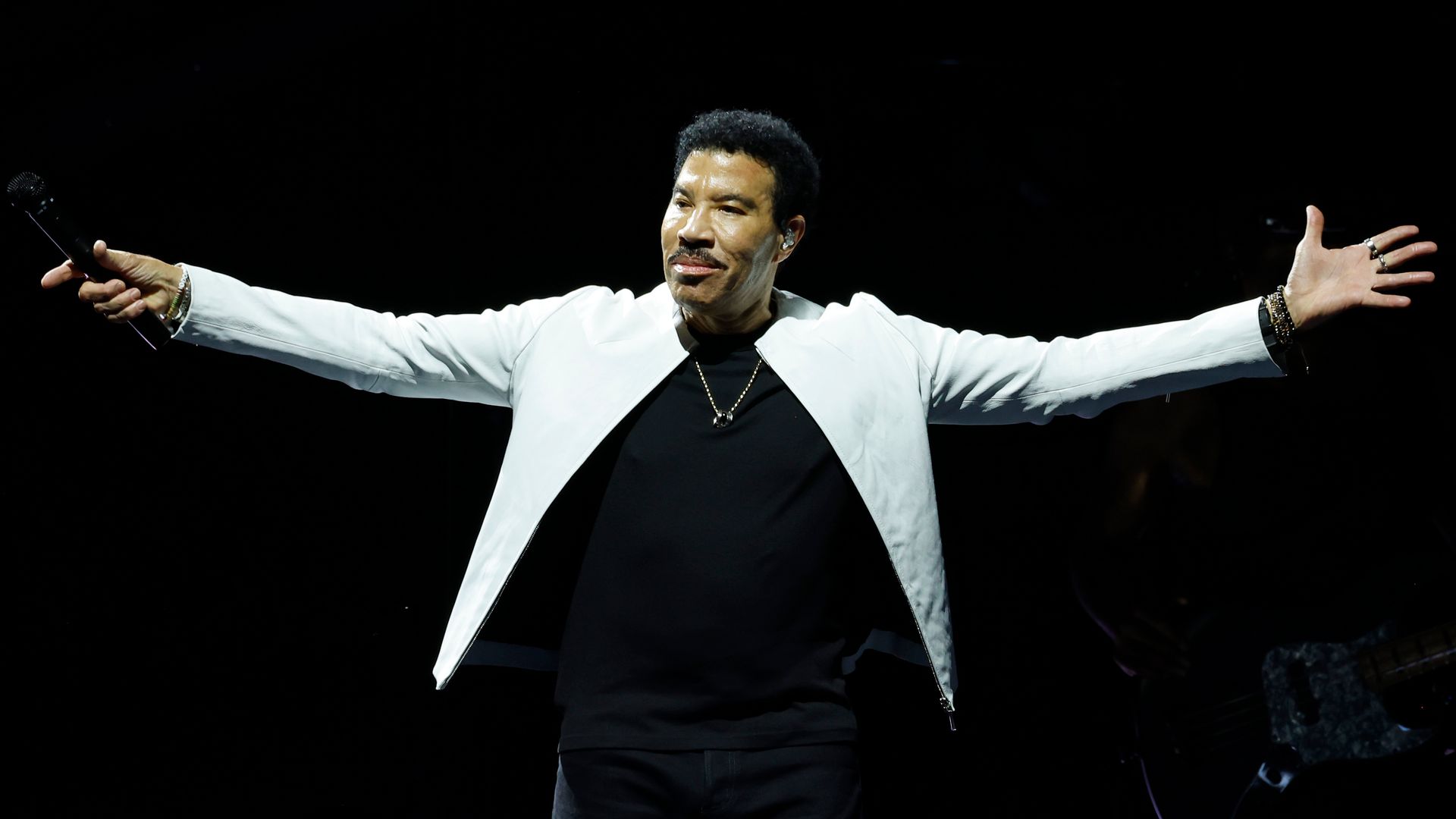Lionel Richie en uno de sus conciertos