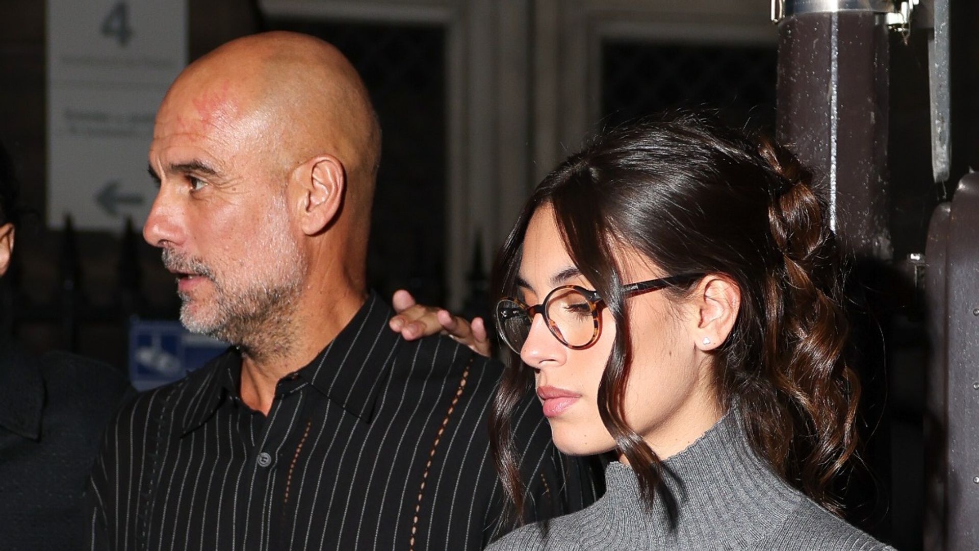 Pep y Valentina Guardiola asistieron al desfile de Victoria Beckham
