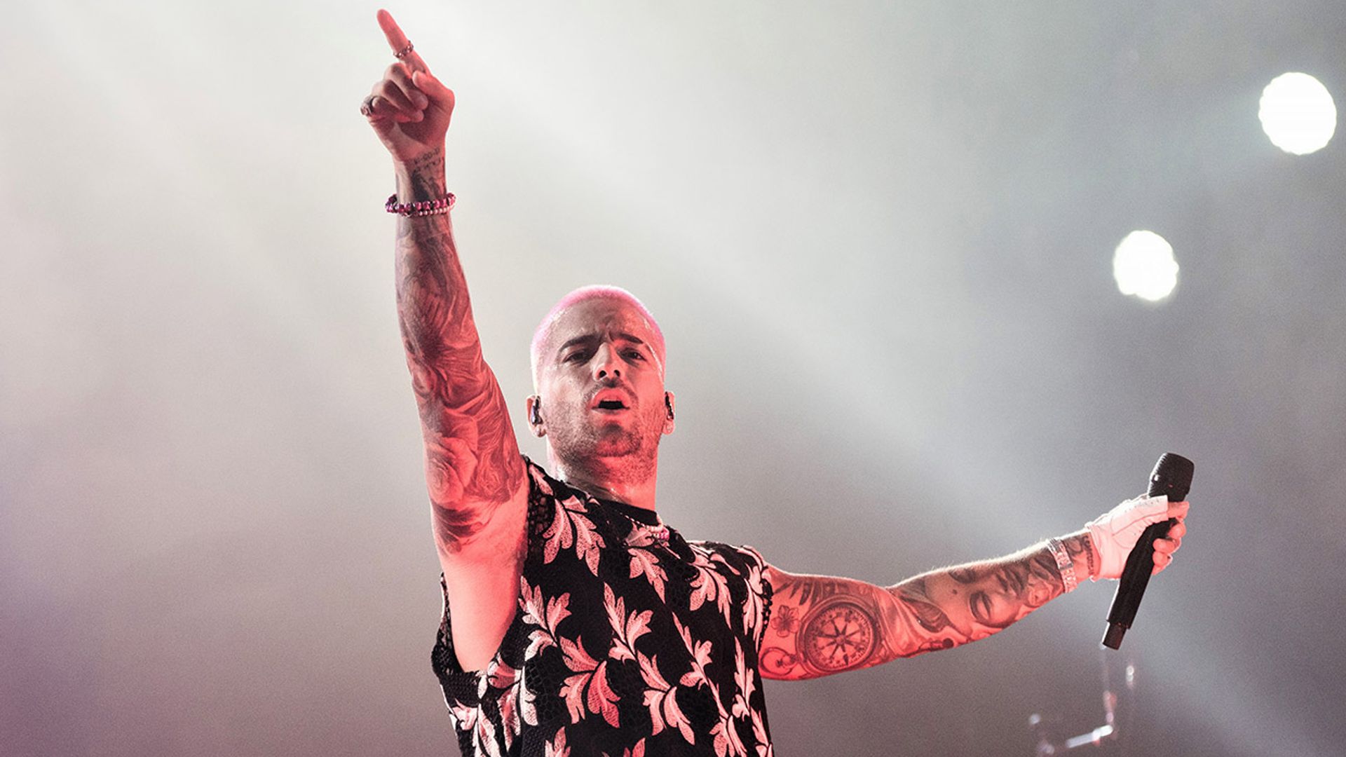 La contundente reacción de Maluma con dos mujeres que se estaban peleando en su concierto de Cádiz