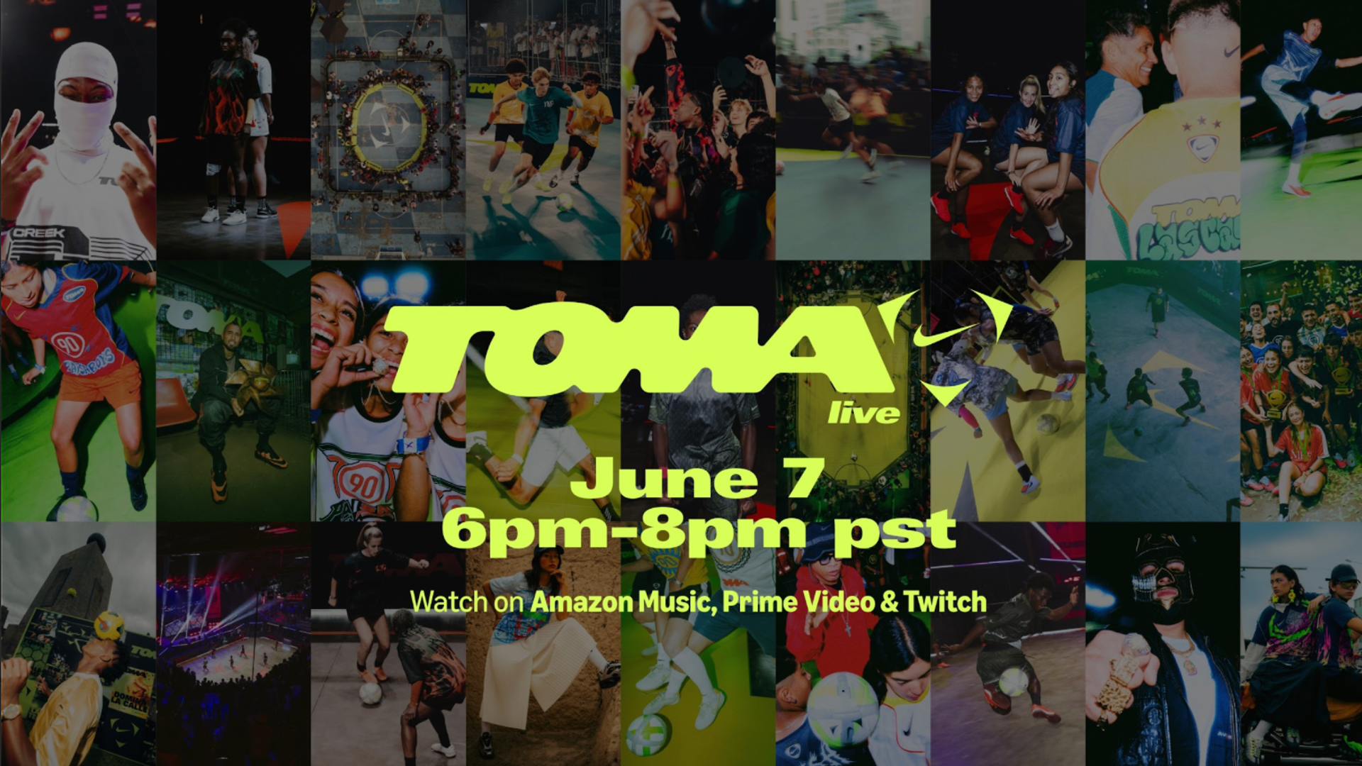 TOMA Live este 7 de junio