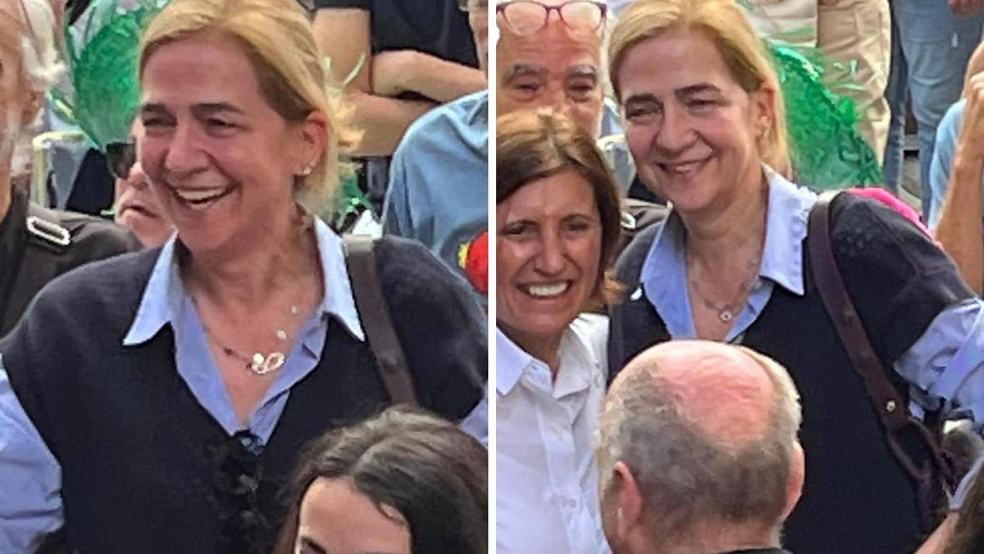 Las imágenes no vistas de la infanta Cristina disfrutando del Carnaval en Las Palmas de Gran Canaria