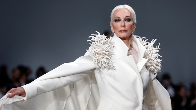 La modelo y actriz Carmen Dell'Orefice