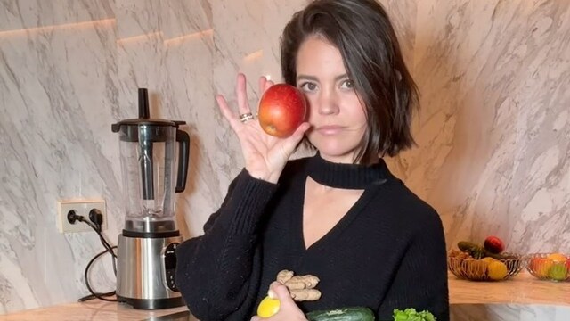 Isabelle Junot en su cocina