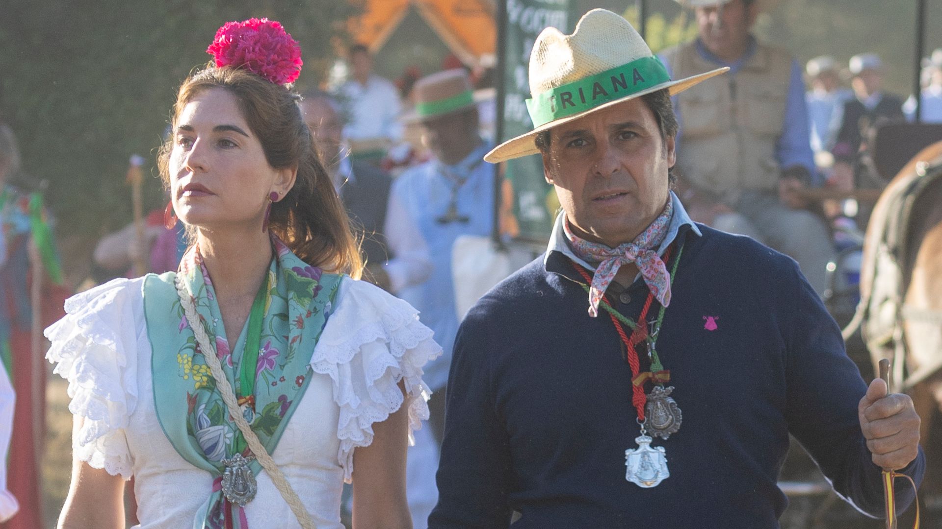 Los hijos de Lourdes Montes y Fran Rivera conquistan El Rocío entre volantes, tradición y emoción