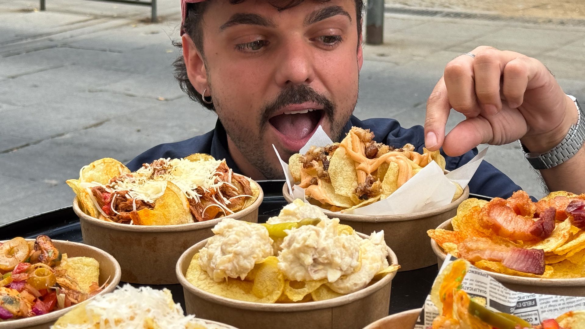 Papas aperitivo Ronda Plaza de la Paja Madrid